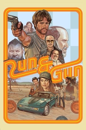 Póster Corre y dispara